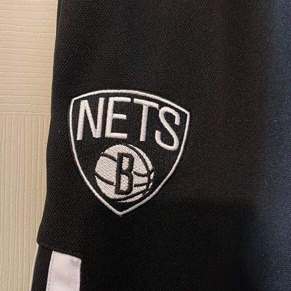 Adidas NBA Brooklyn Nets Track Pants Boys Large - Picture 9 of 16